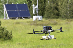 Mesures de flux par eddy covariance sous drone